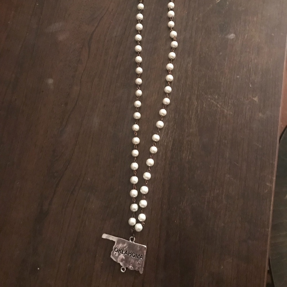Pearl Oklahoma necklace